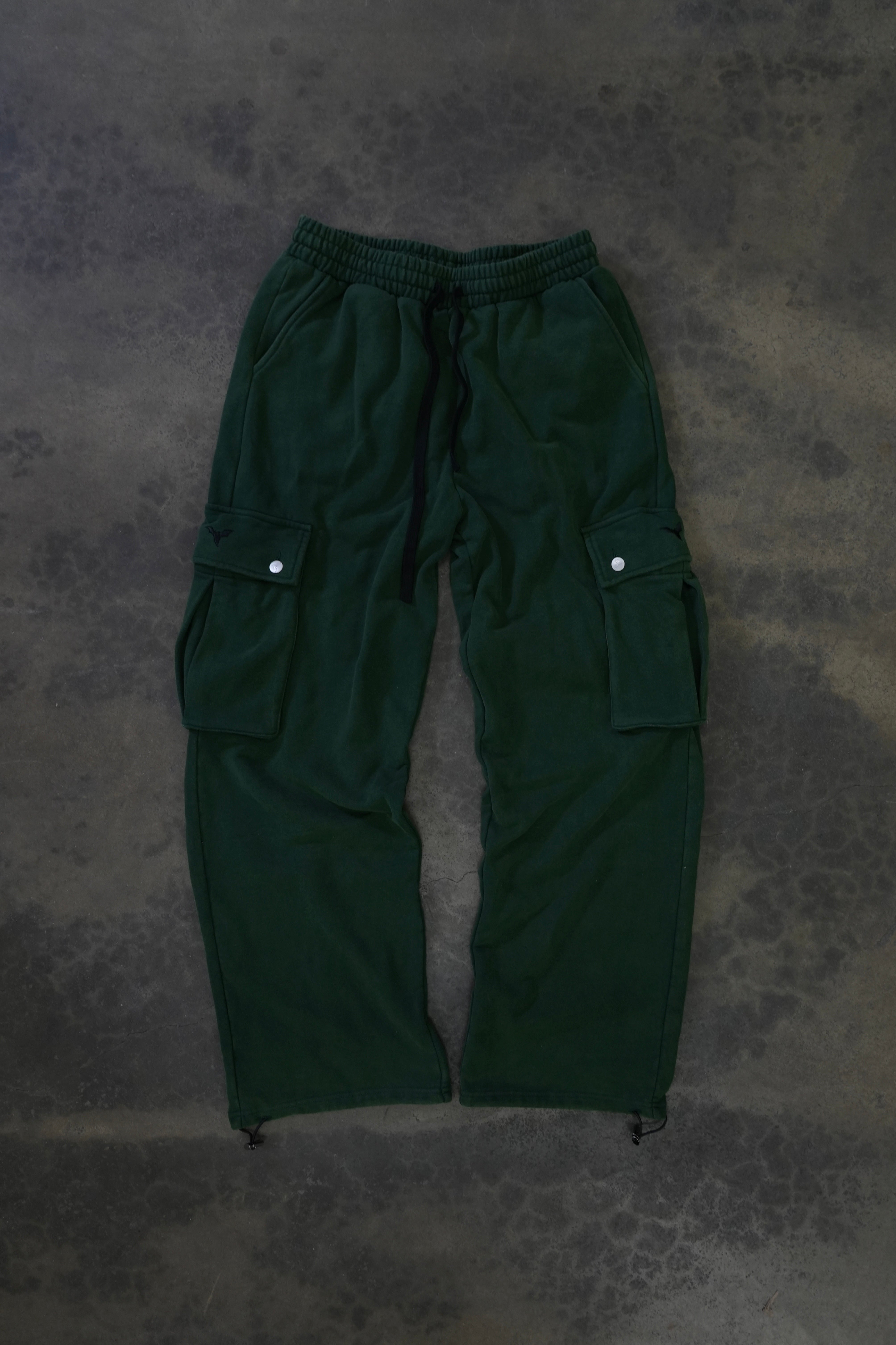 CARGO SWEATS (PINE)-IYAMIUIO