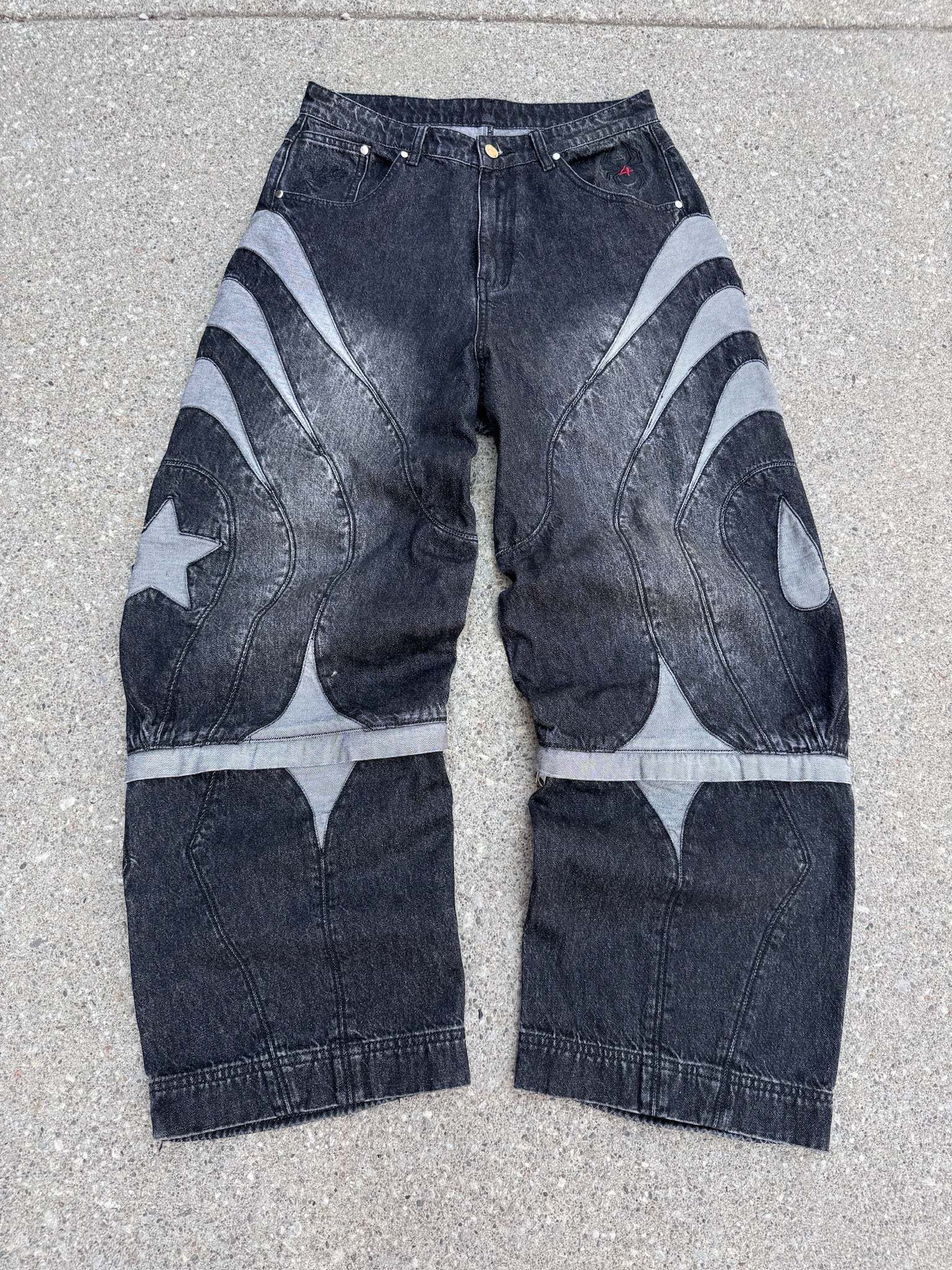 "SPIDER" Jeans Black-HxH