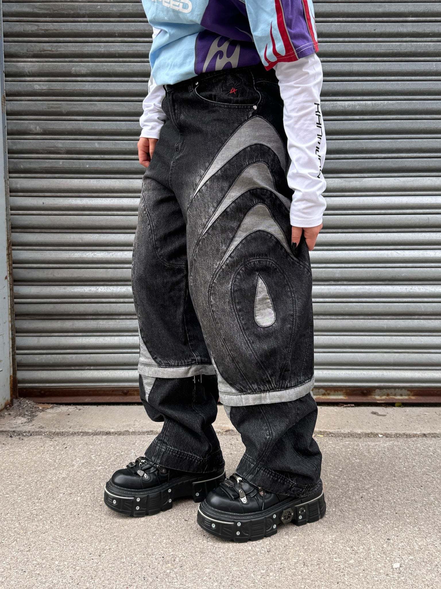 "SPIDER" Jeans Black-HxH