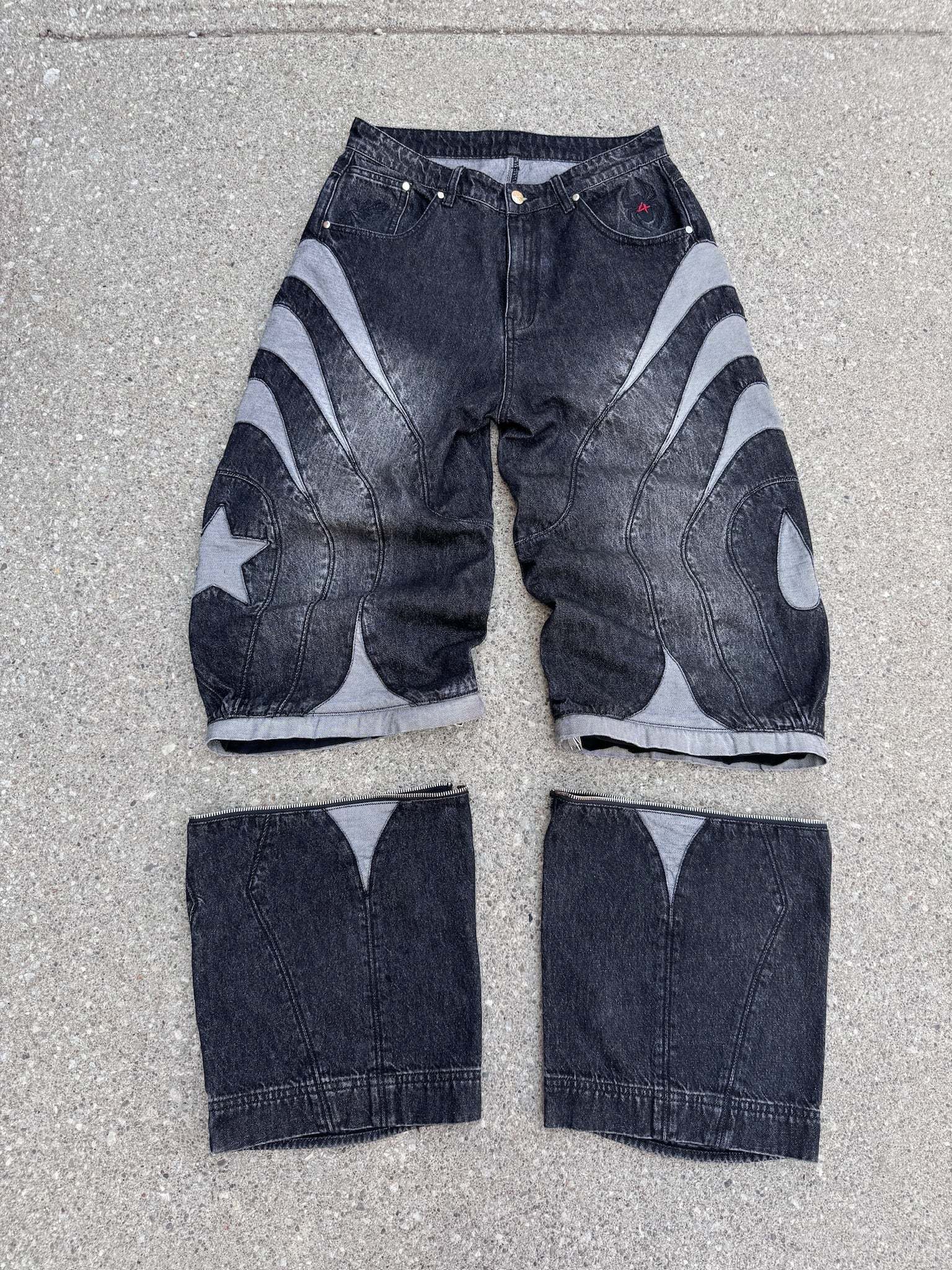 "SPIDER" Jeans Black-HxH