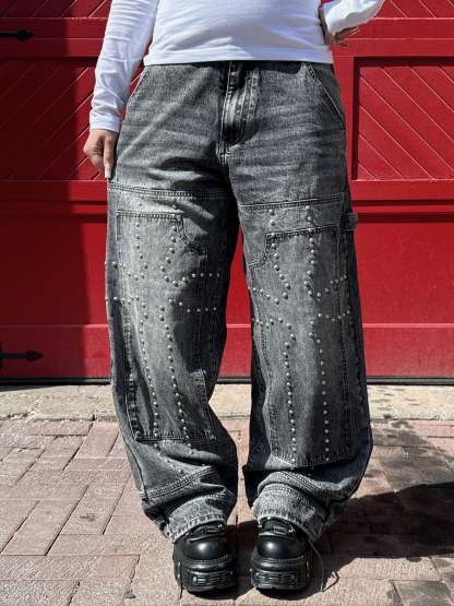 "ROCKSTAR" Jeans-IYAMIUIO