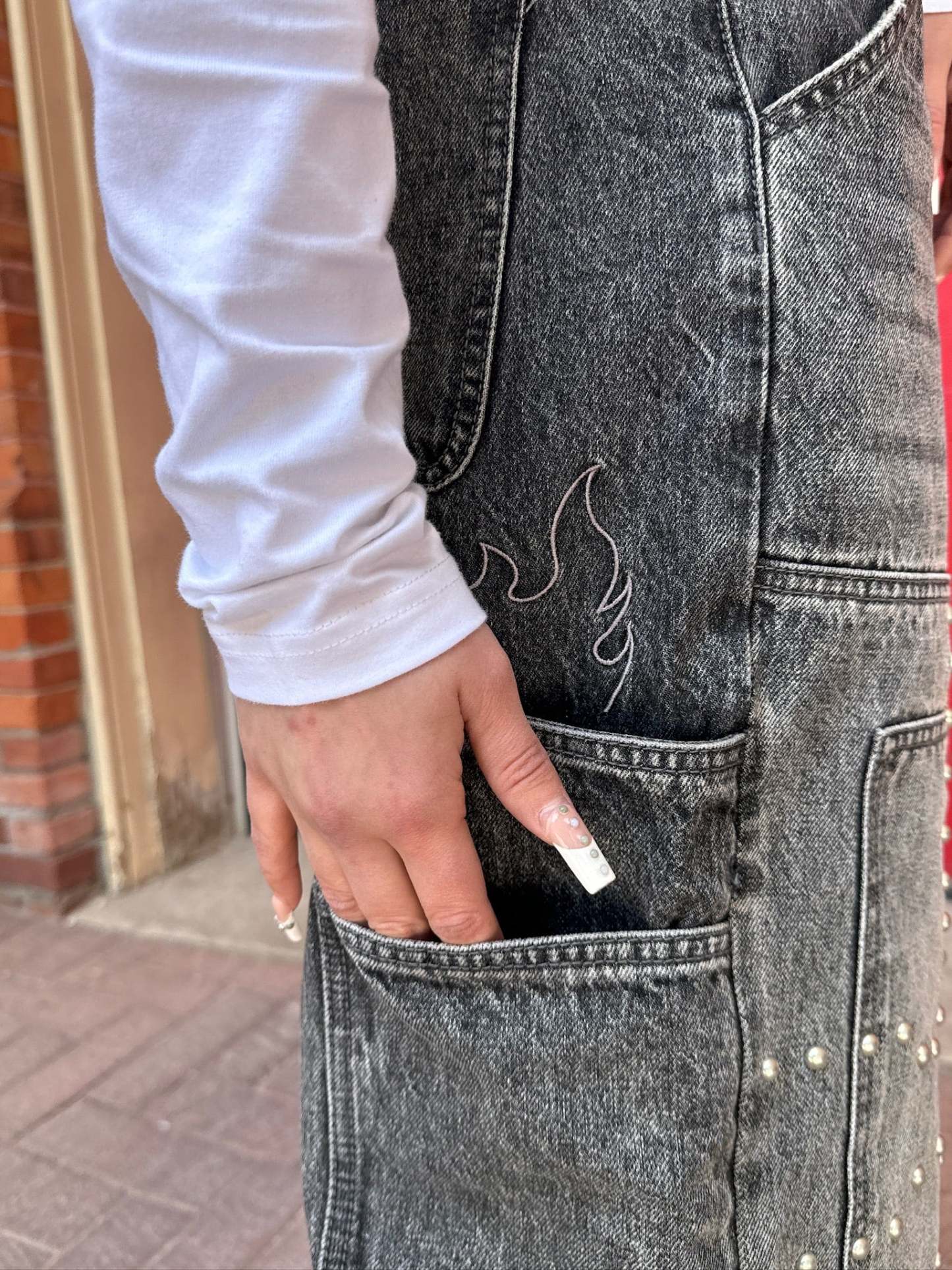 "ROCKSTAR" Jeans-IYAMIUIO