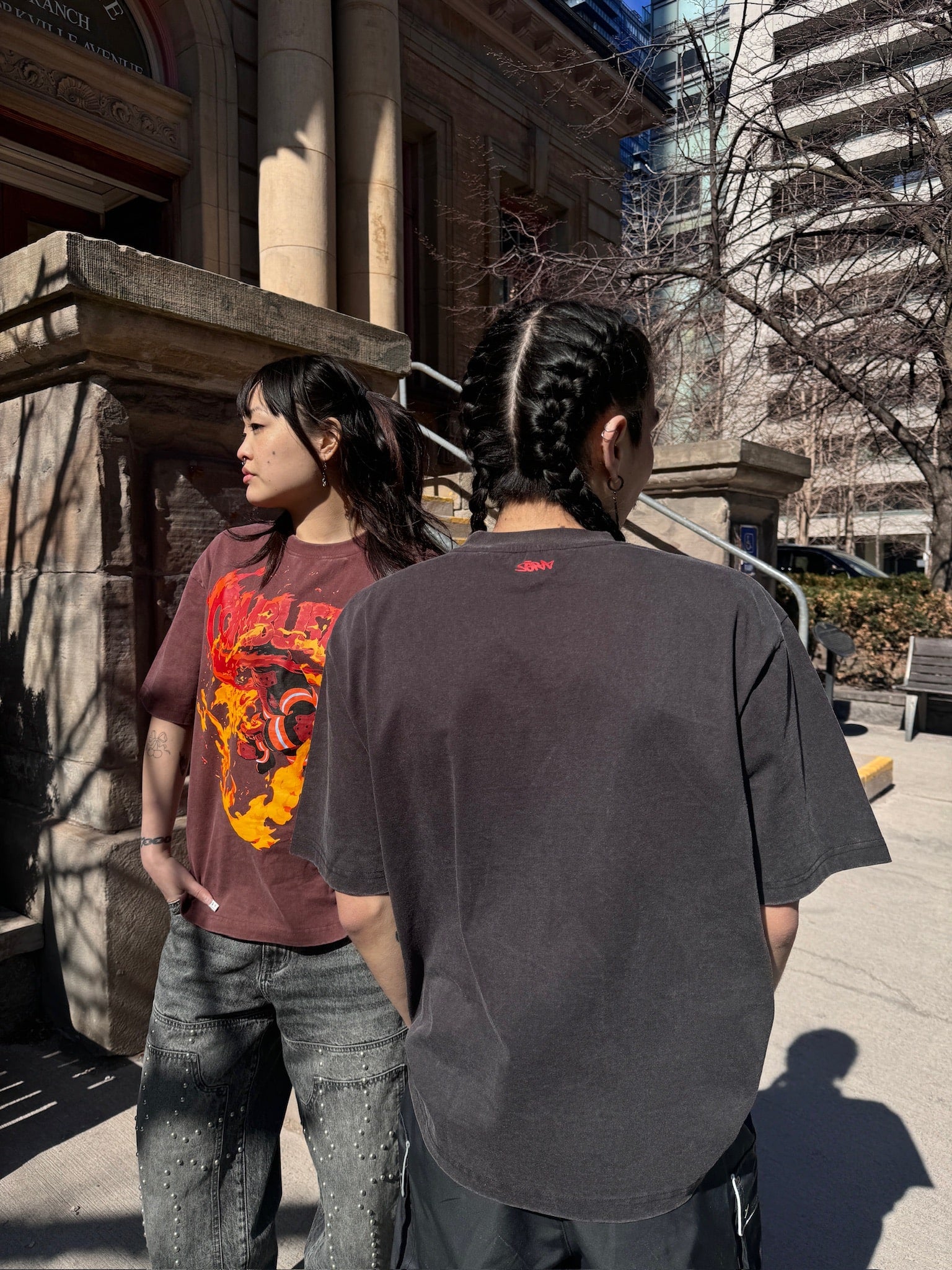 "INFERNO" T-shirt Black-IYAMIUIO