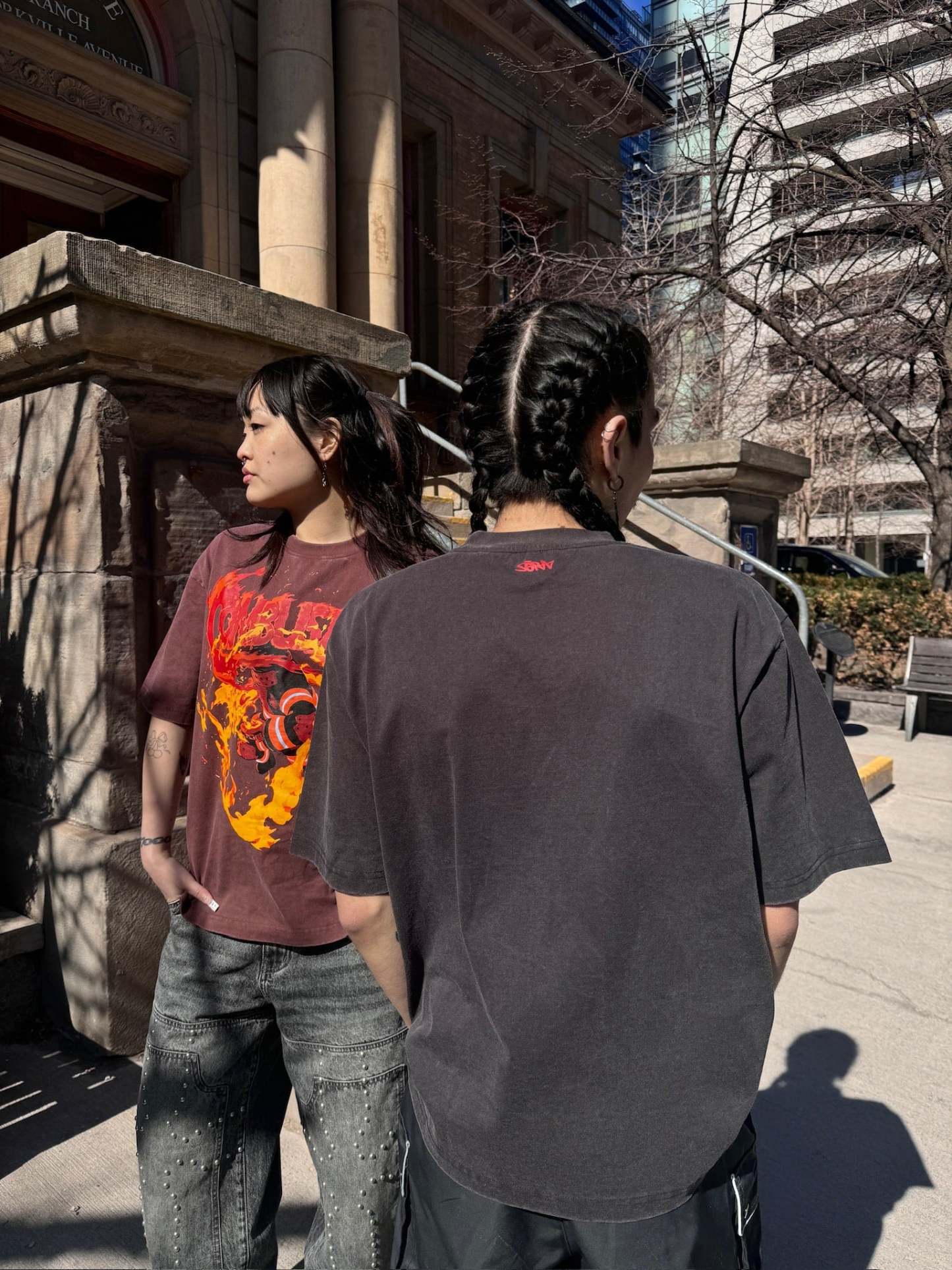 "INFERNO" T-shirt Black-IYAMIUIO