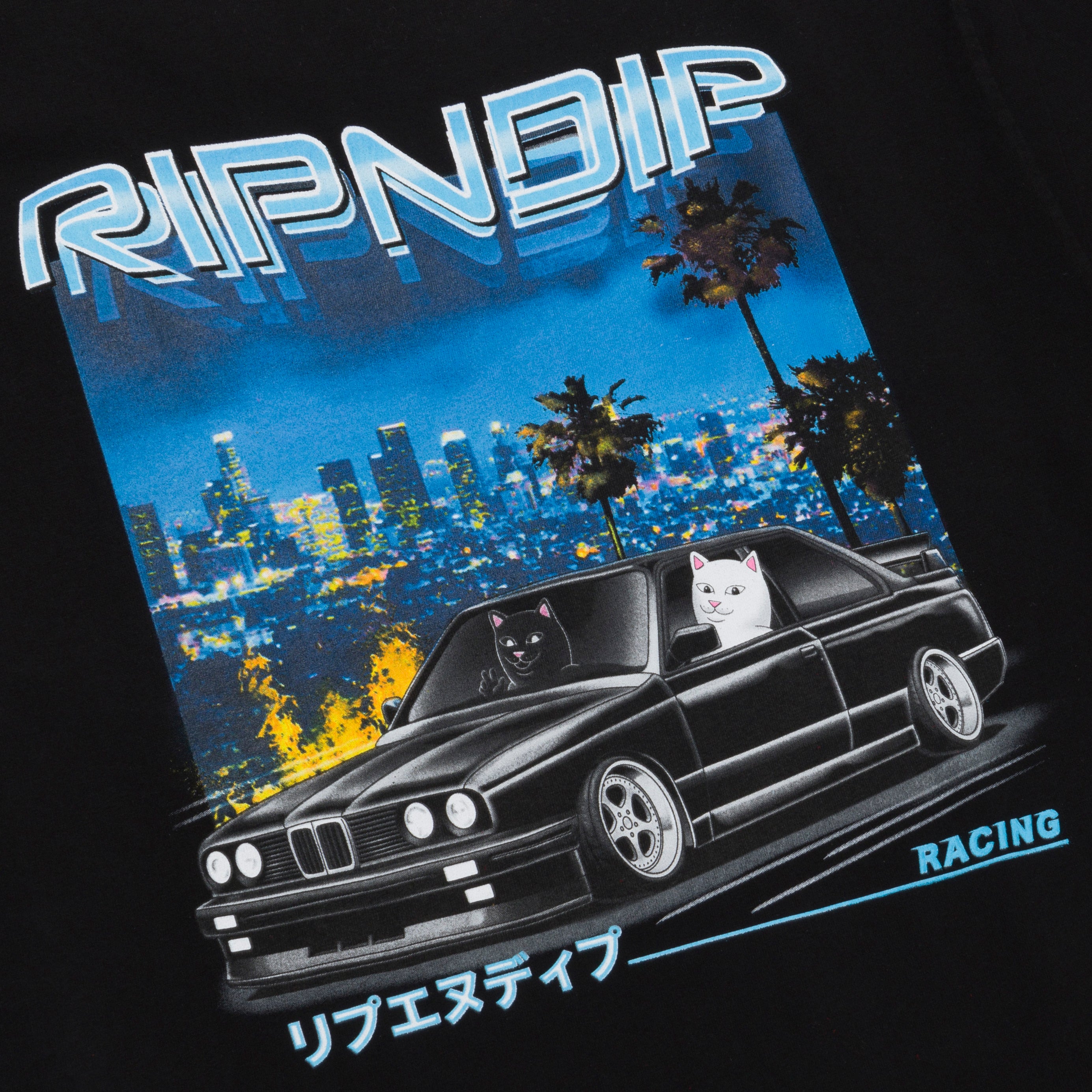 Vroom Vroom Tee (Black)-IYAMIUIO