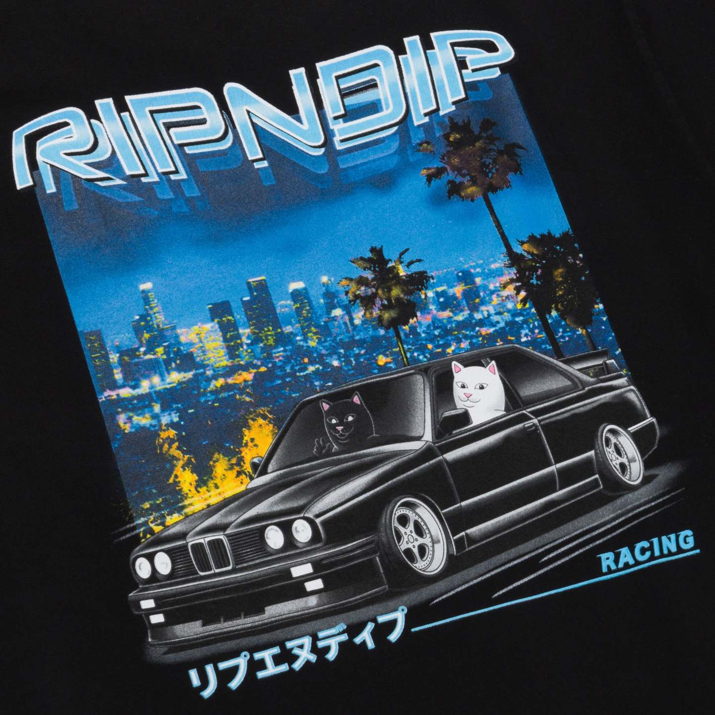 Vroom Vroom Tee (Black)-IYAMIUIO