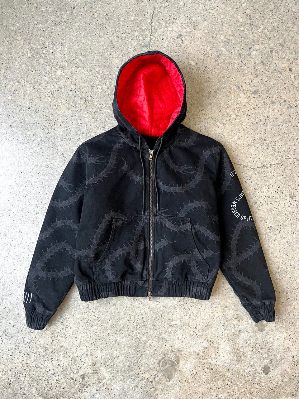 "Phobia" Jacket Black-IYAMIUIO