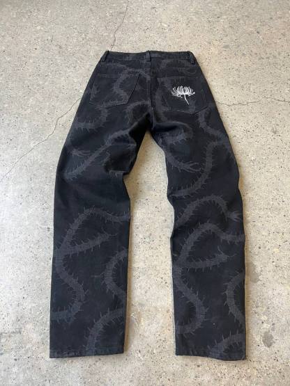 "Phobia" Jeans Black-IYAMIUIO