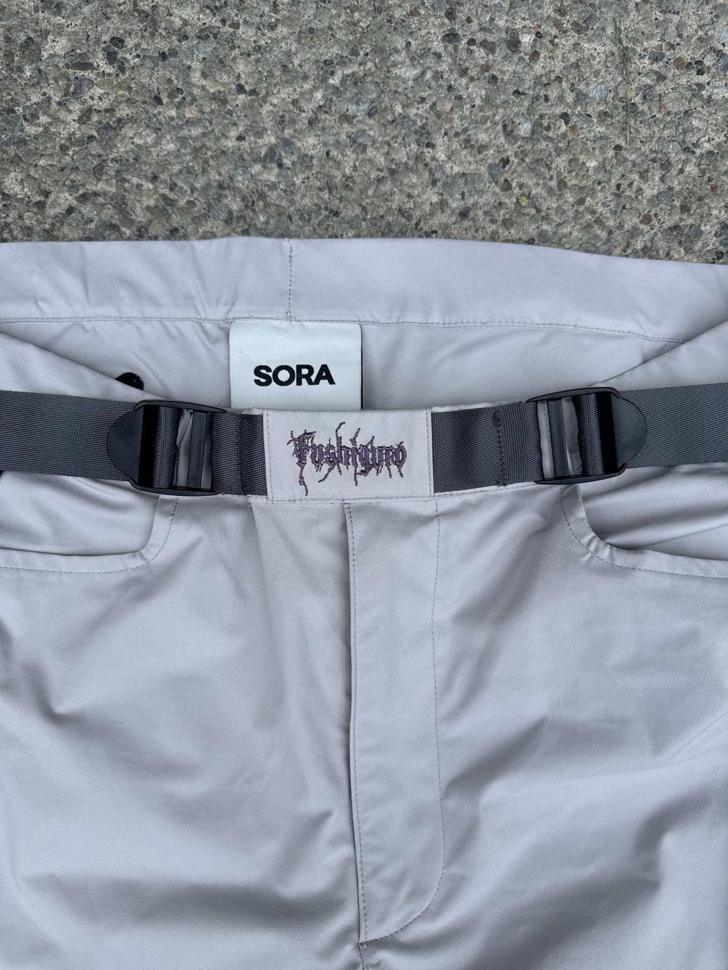 "CURSED" Parachute Pants-IYAMIUIO