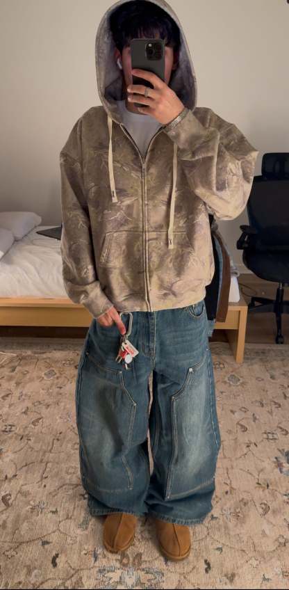 Camo Jacket Suit-IYAMIUIO