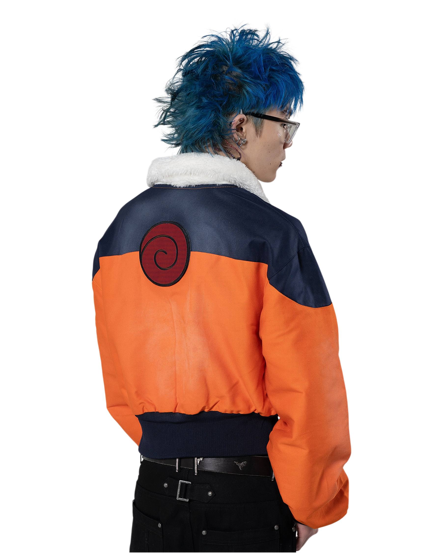 NARUTO CROPPED BOMBER JACKET