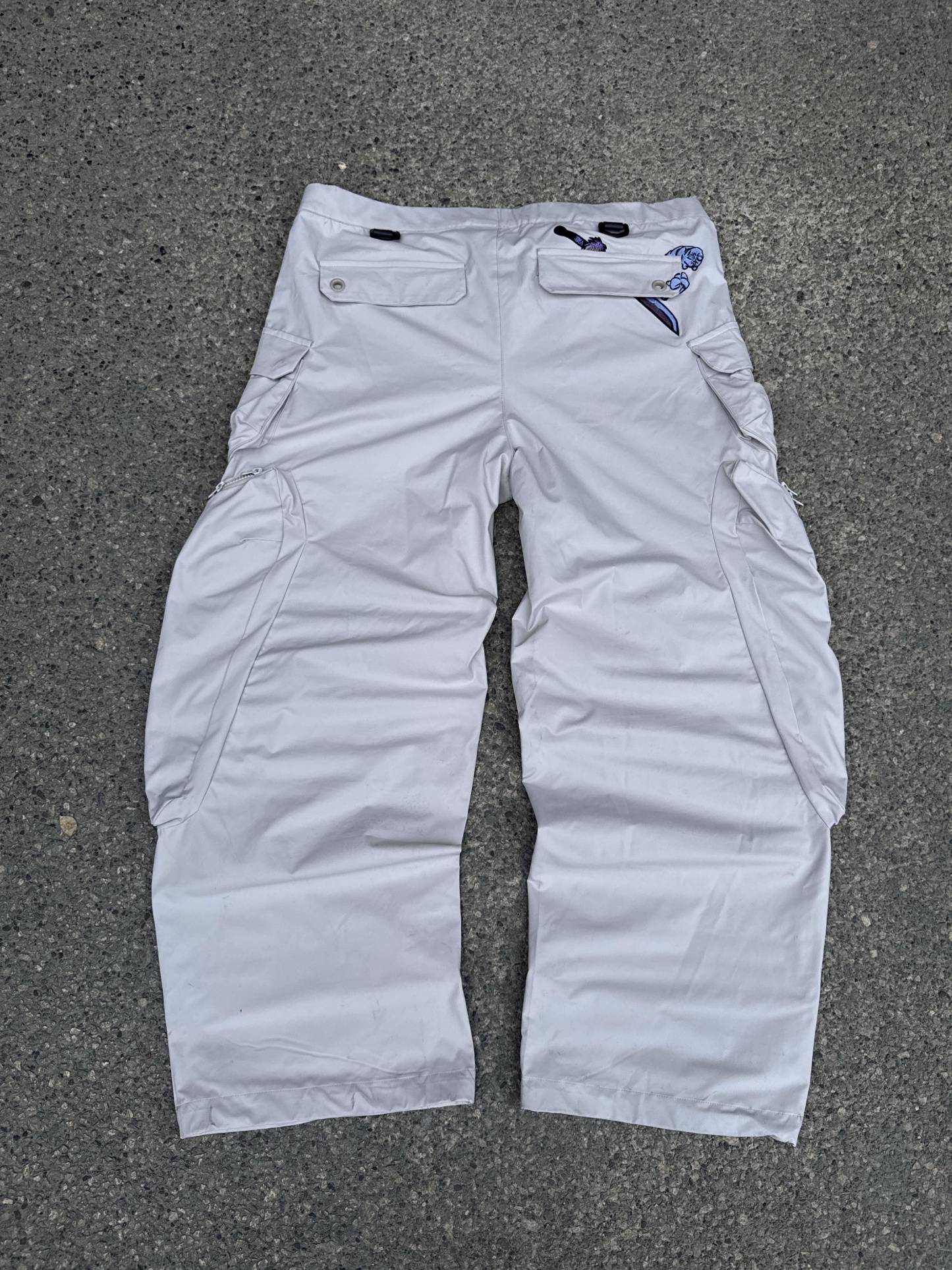 "CURSED" Parachute Pants-IYAMIUIO