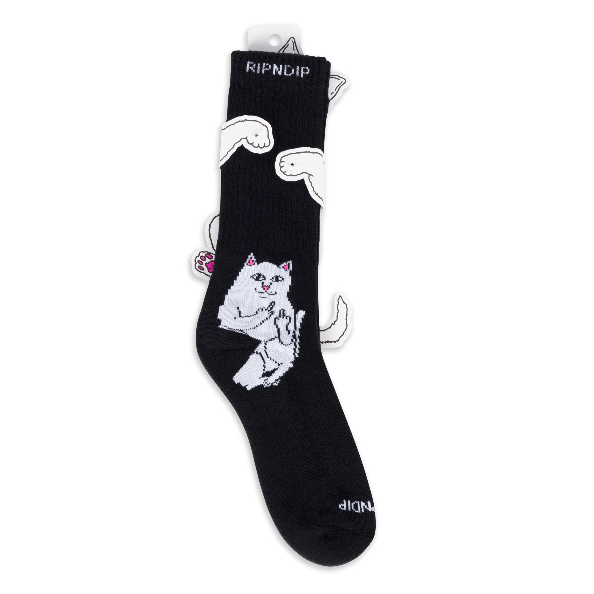 Lord Nermal Socks (Black)-IYAMIUIO