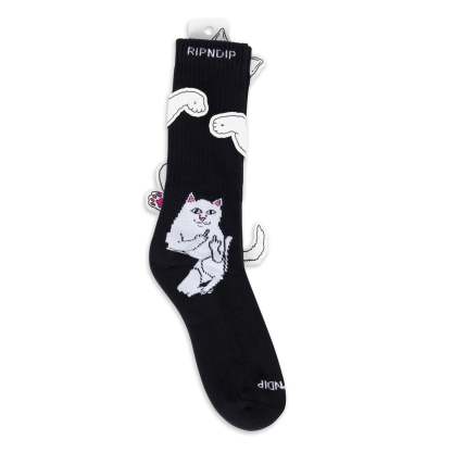 Lord Nermal Socks (Black)-IYAMIUIO
