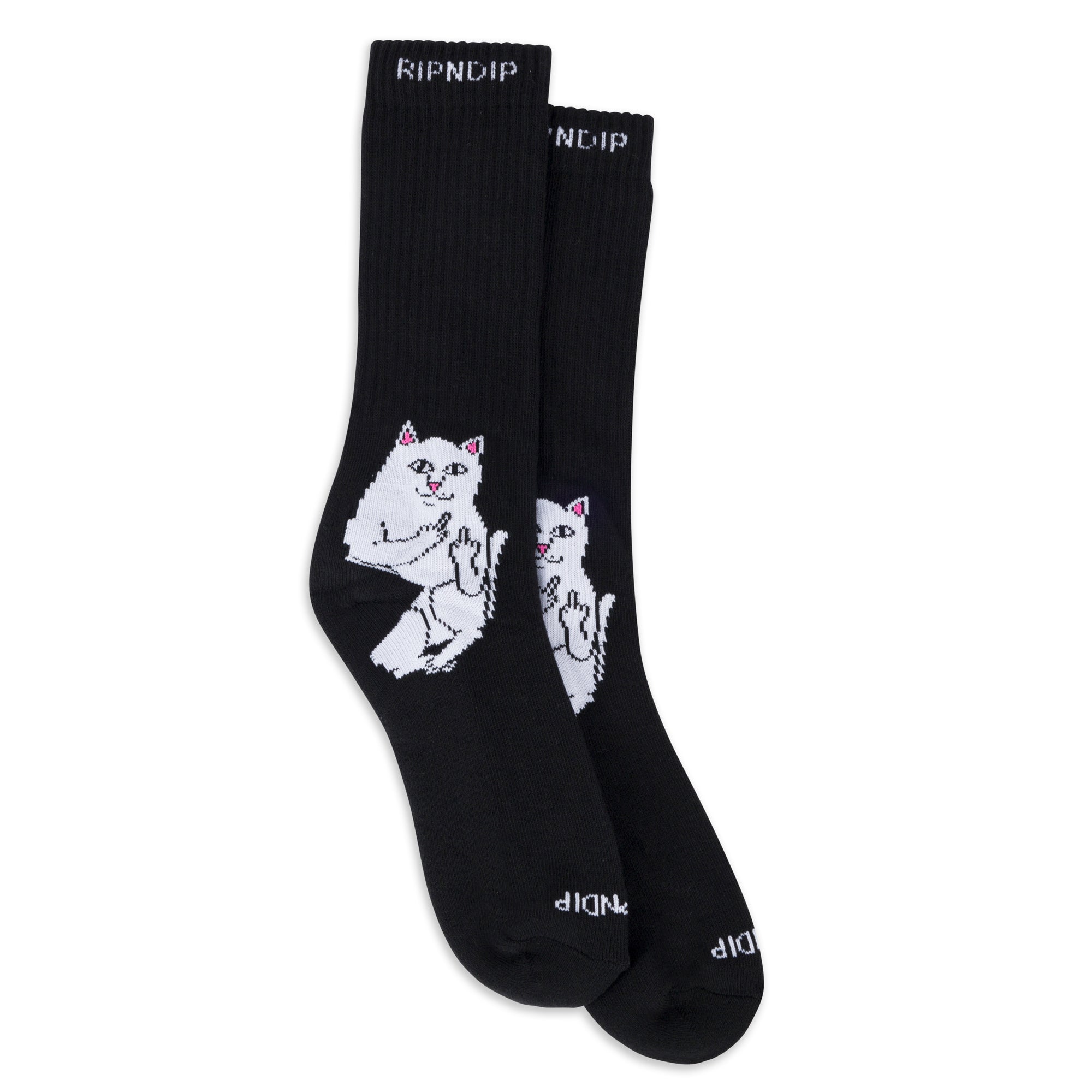 Lord Nermal Socks (Black)-IYAMIUIO