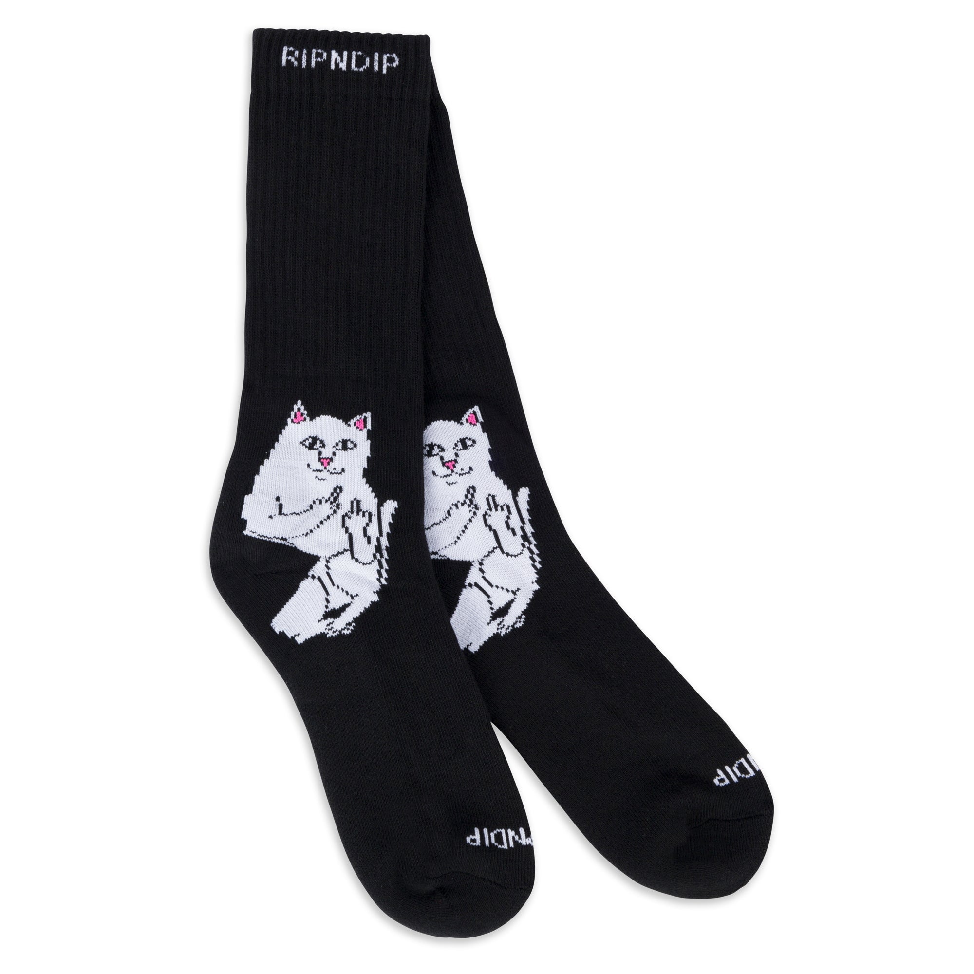 Lord Nermal Socks (Black)-IYAMIUIO