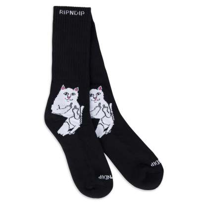 Lord Nermal Socks (Black)-IYAMIUIO