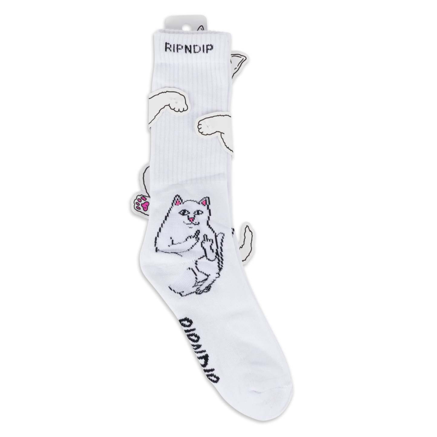 Lord Nermal Socks (White)-IYAMIUIO