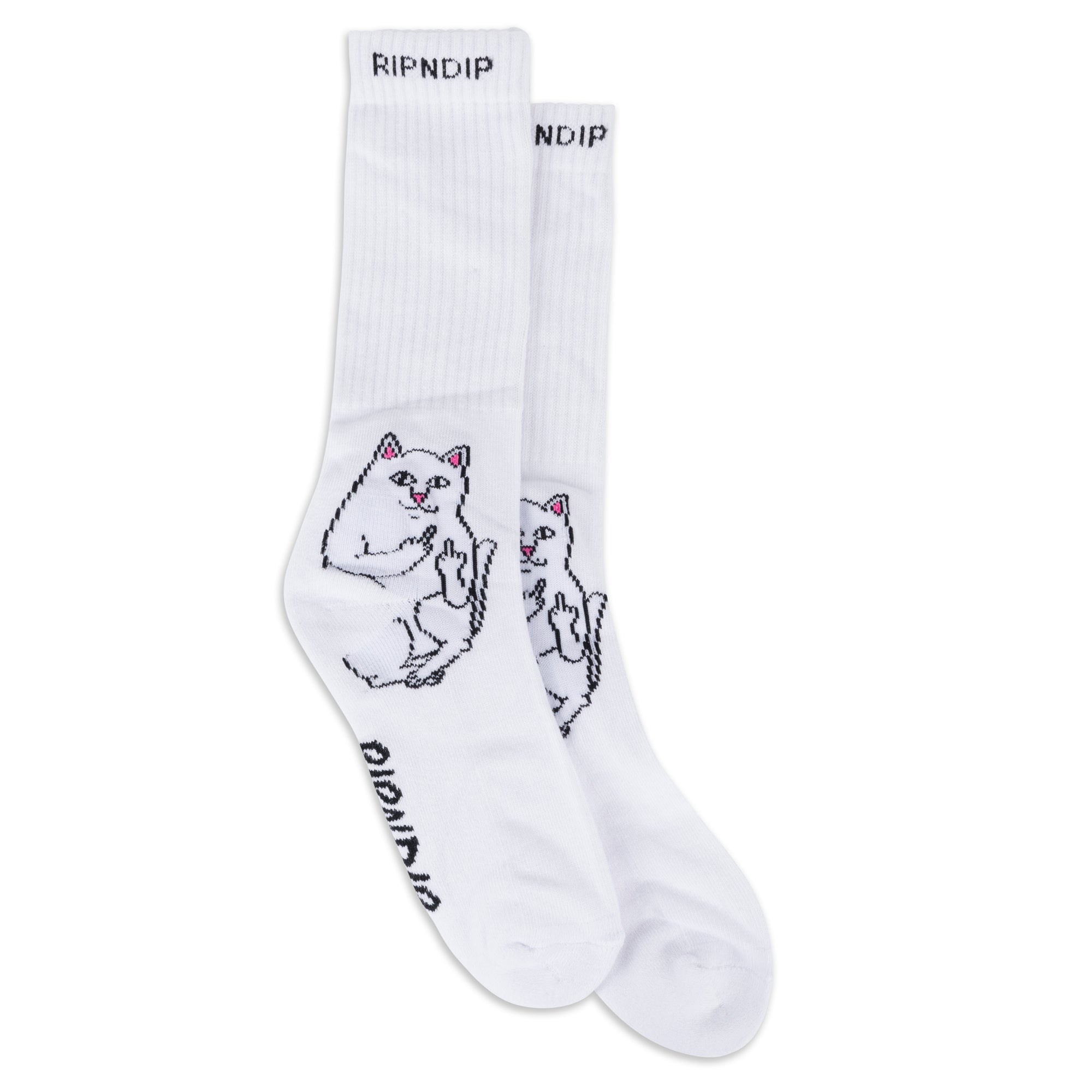 Lord Nermal Socks (White)-IYAMIUIO