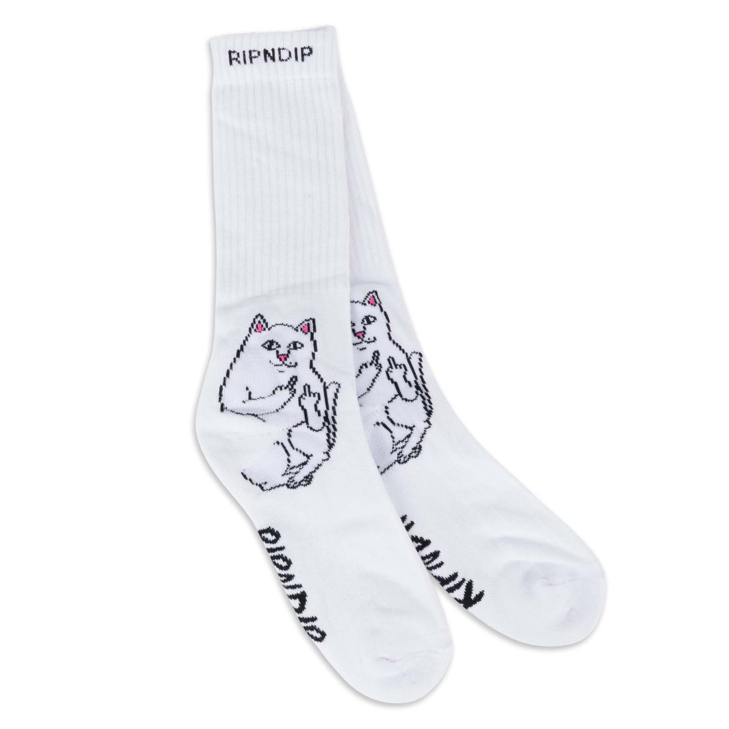 Lord Nermal Socks (White)-IYAMIUIO