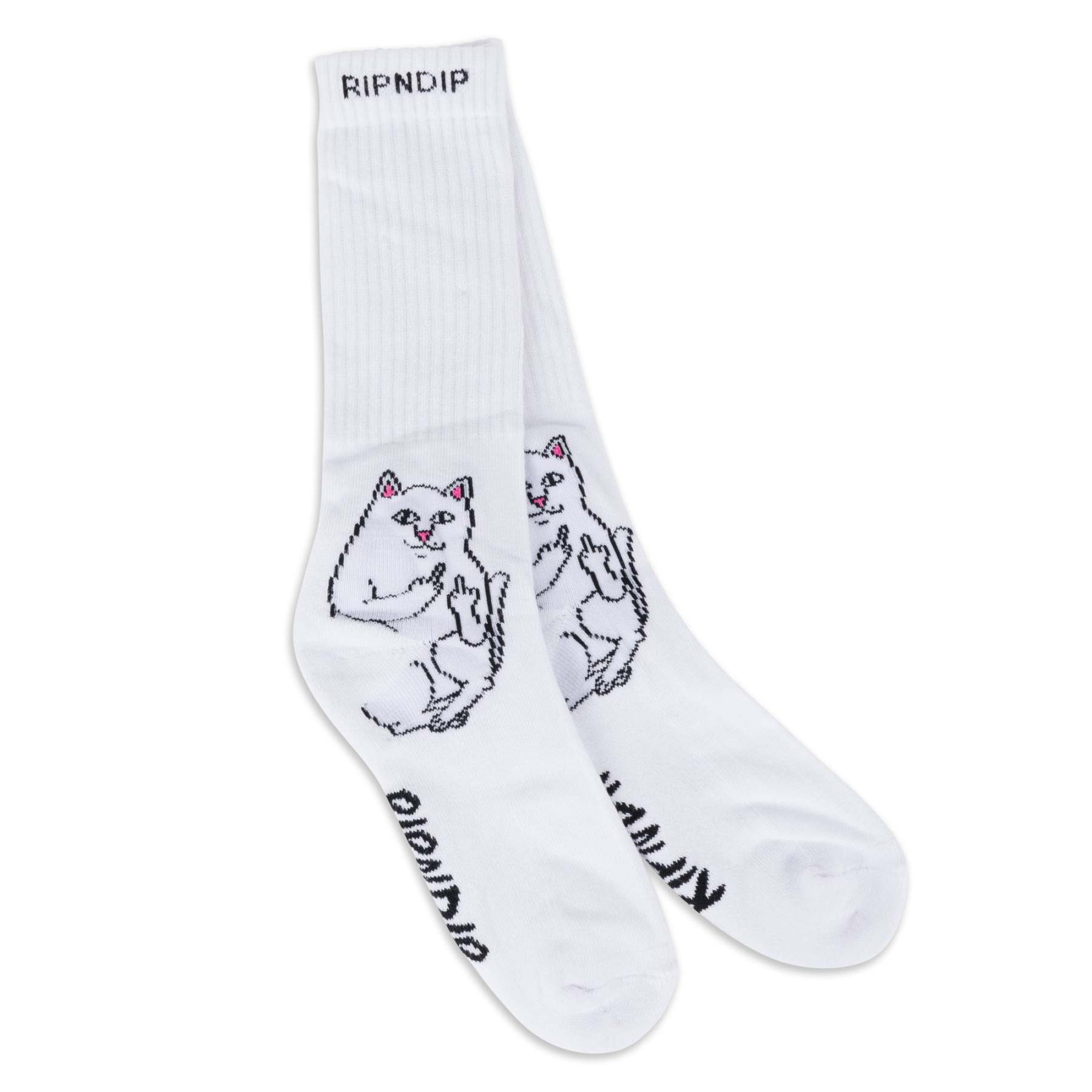 Lord Nermal Socks (White)-IYAMIUIO