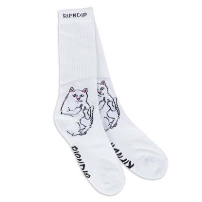 Lord Nermal Socks (White)-IYAMIUIO