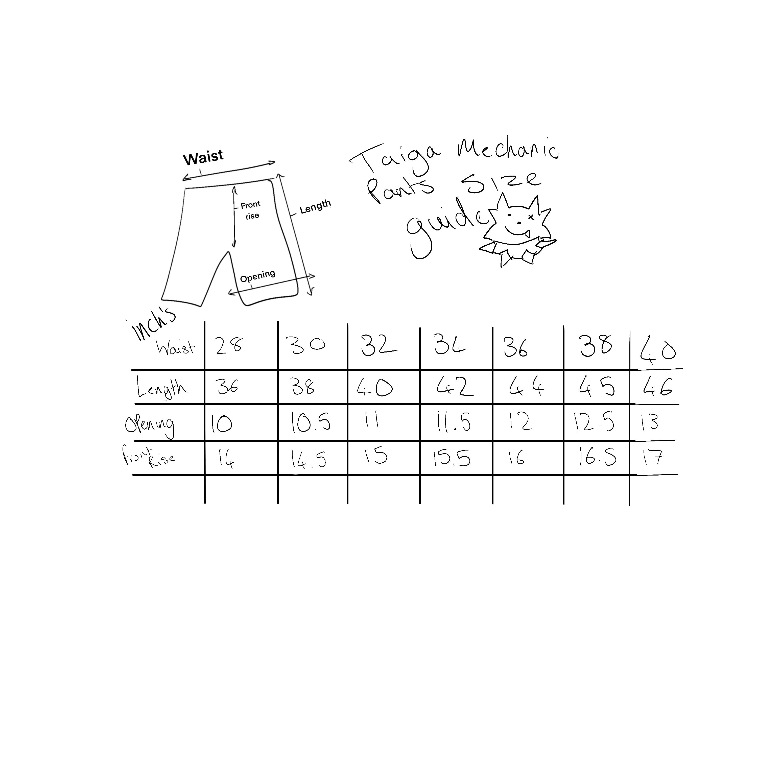 TAIGA MECHANIC PANTS!!-IYAMIUIO