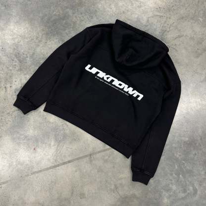 BLACK UNIFORM HOODIE-IYAMIUIO