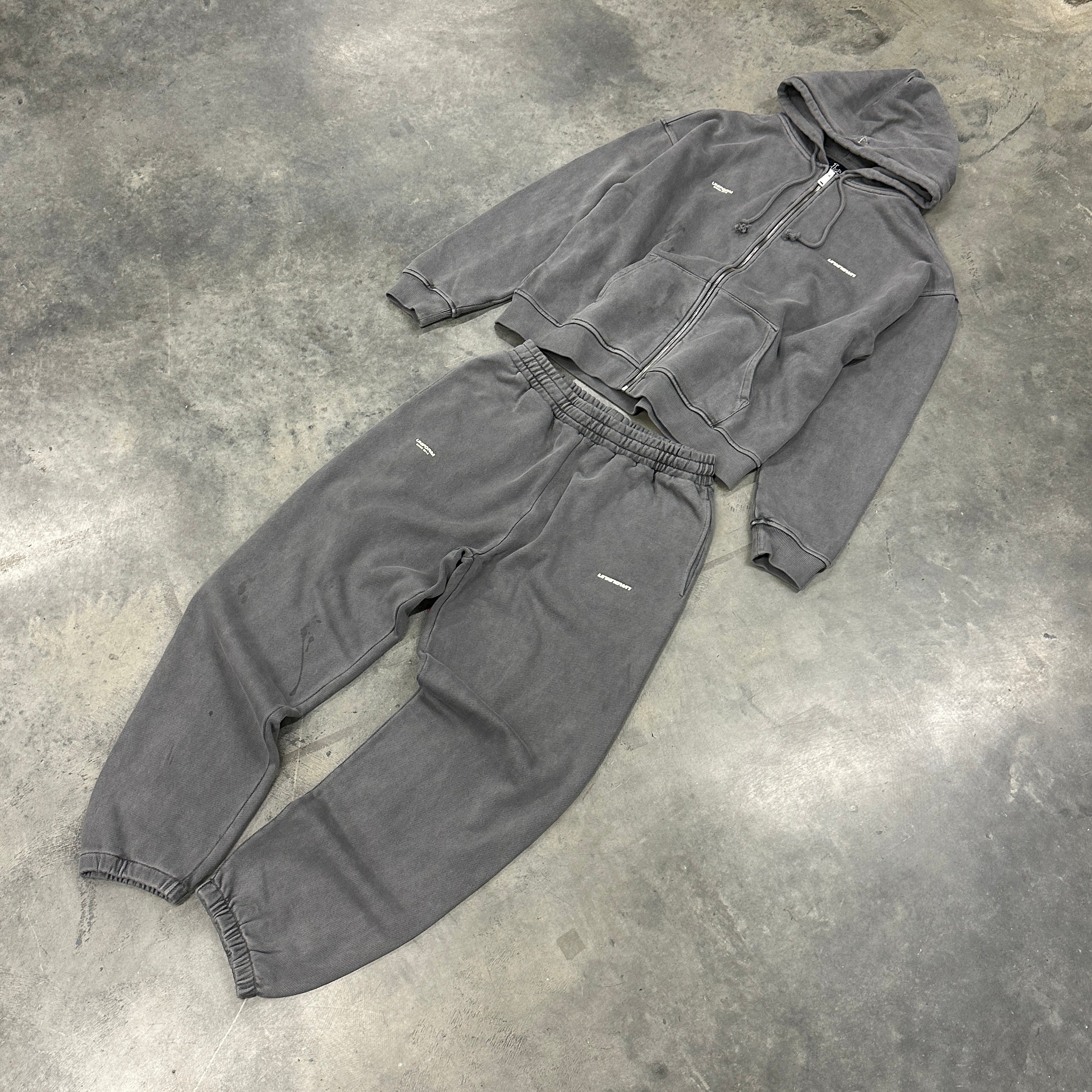 STONEWASHED UNIFORM JOGGERS-IYAMIUIO