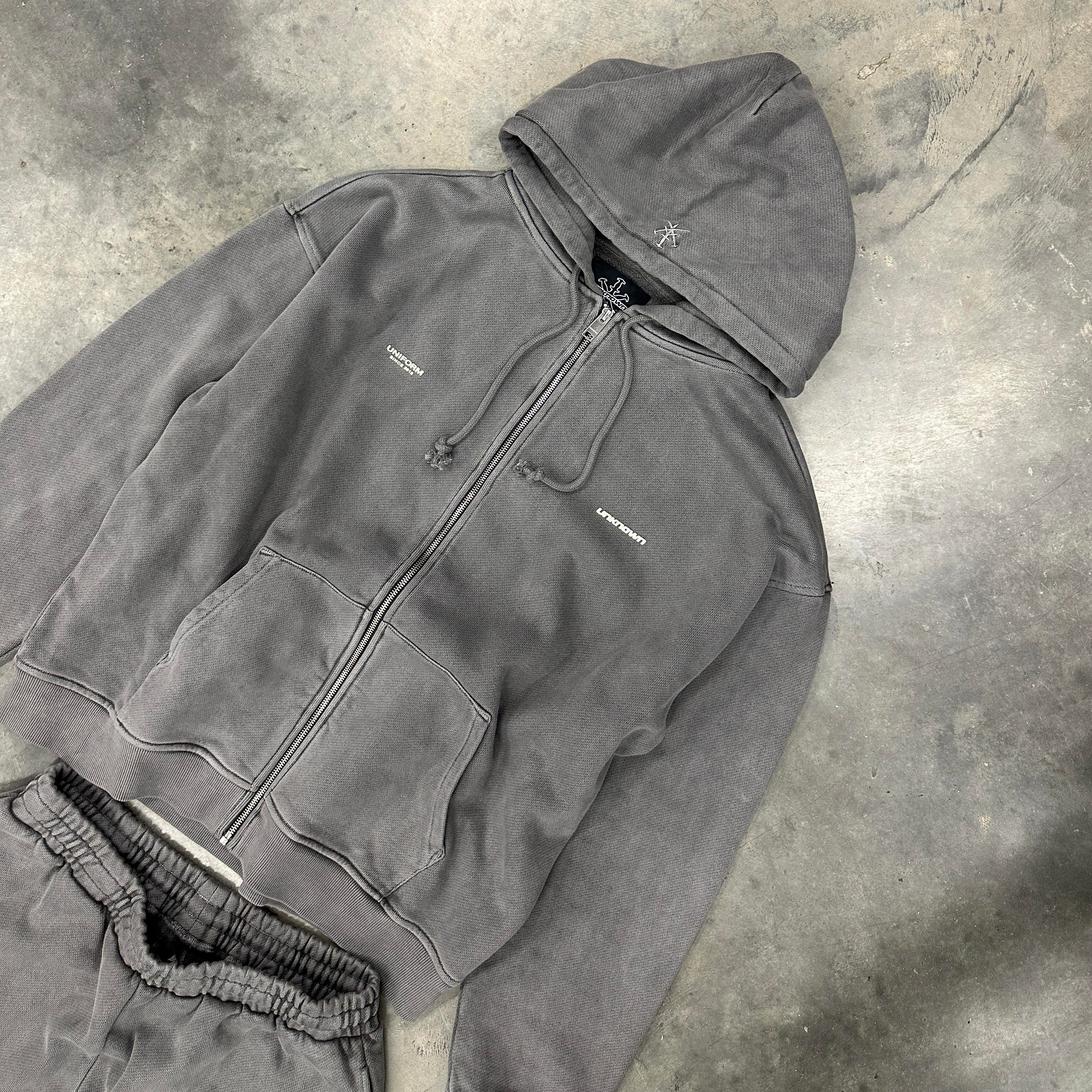 STONEWASHED UNIFORM JOGGERS-IYAMIUIO