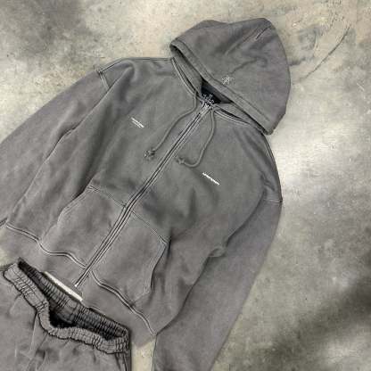 STONEWASHED UNIFORM JOGGERS-IYAMIUIO