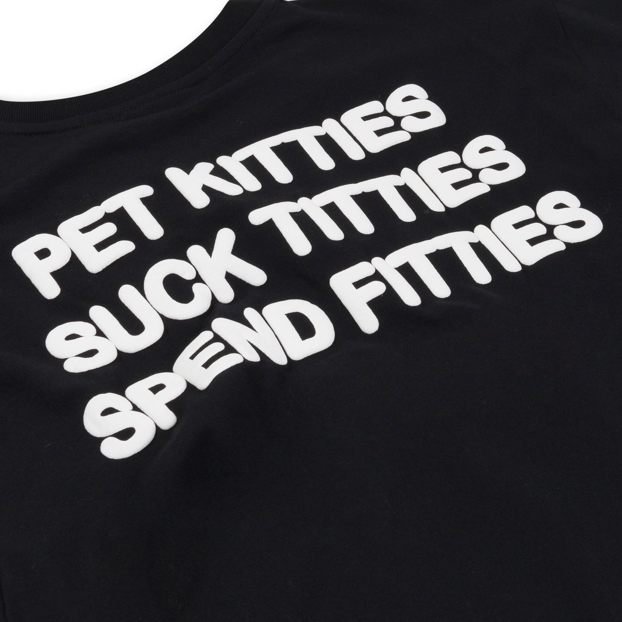 Pet Kitties Tee (Black)-IYAMIUIO