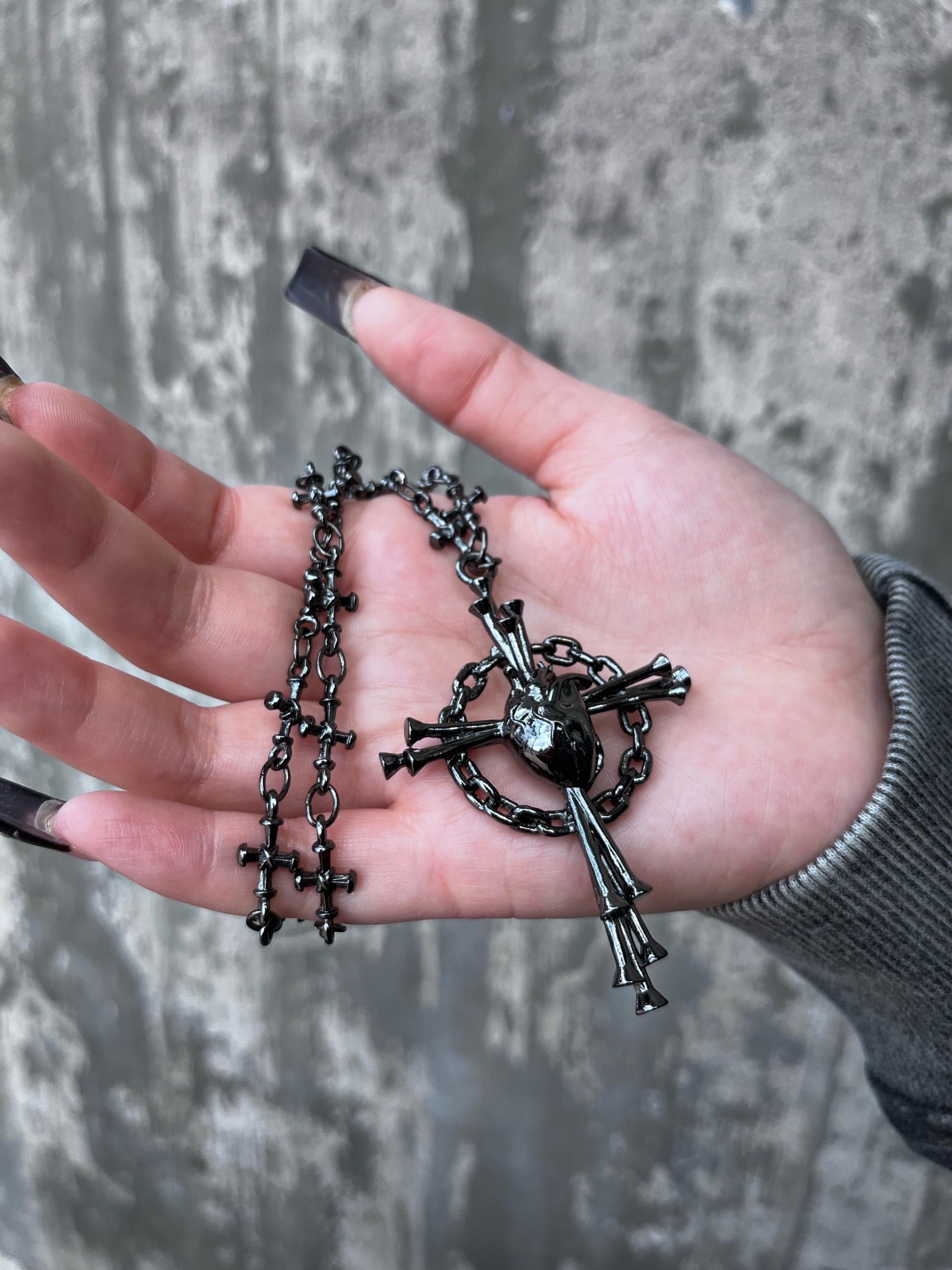 "Heartbeat" Necklace-IYAMIUIO