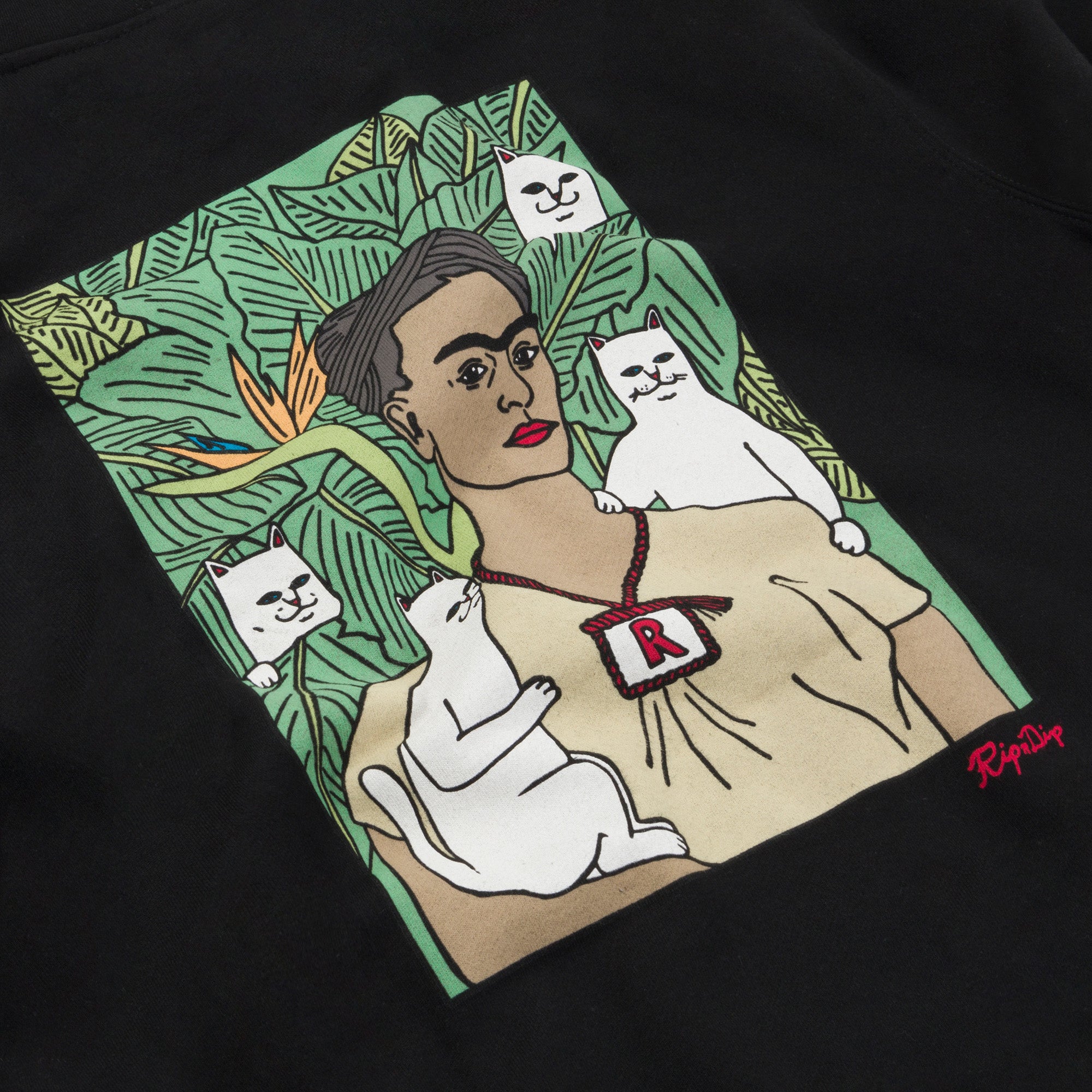 Nermal Portrait Hoodie (Black)-IYAMIUIO