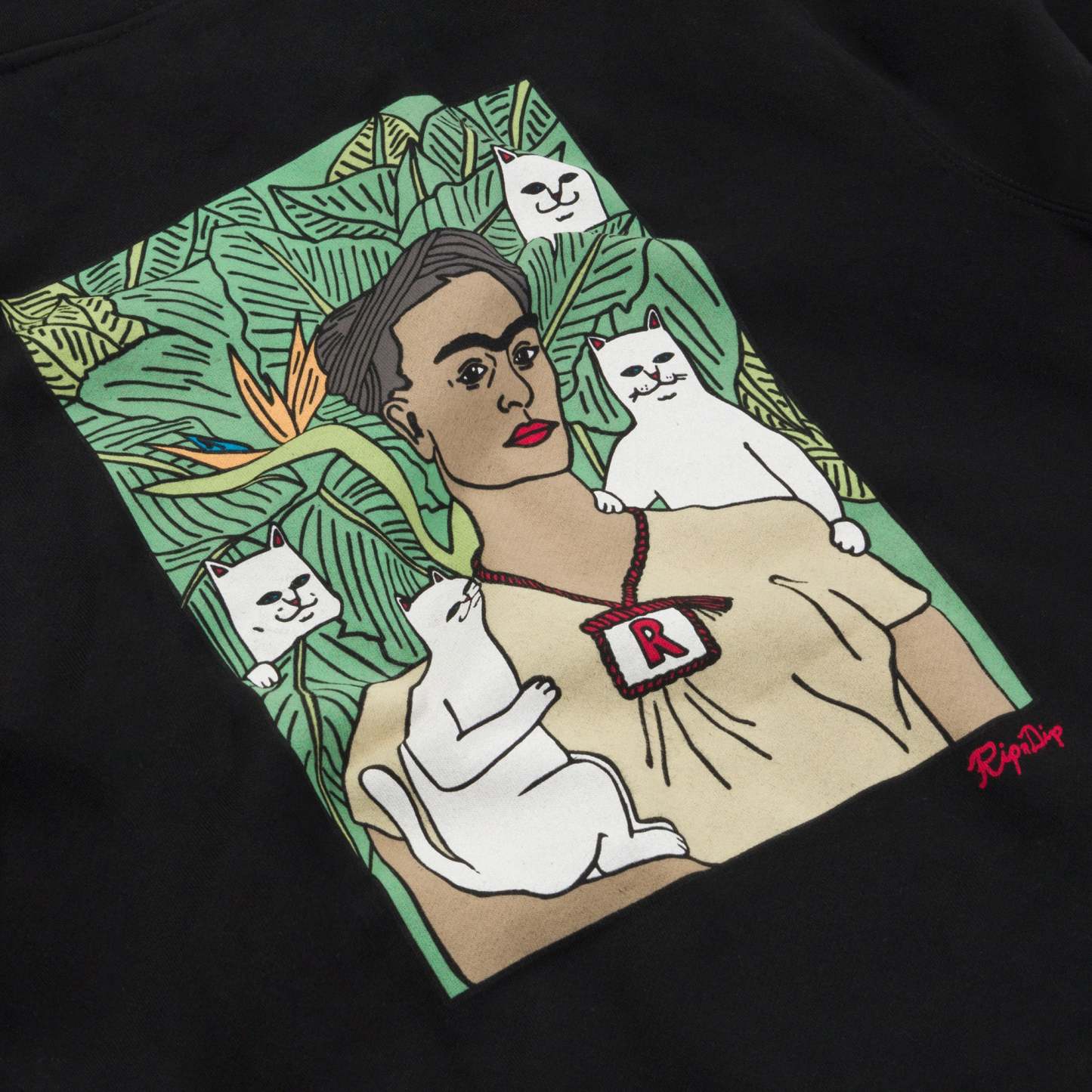 Nermal Portrait Hoodie (Black)-IYAMIUIO