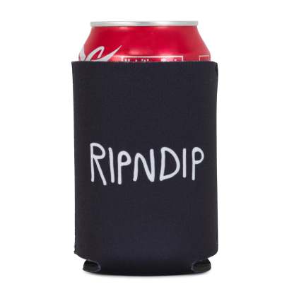 Tippy Nerm Beer Koozie (Black)-IYAMIUIO