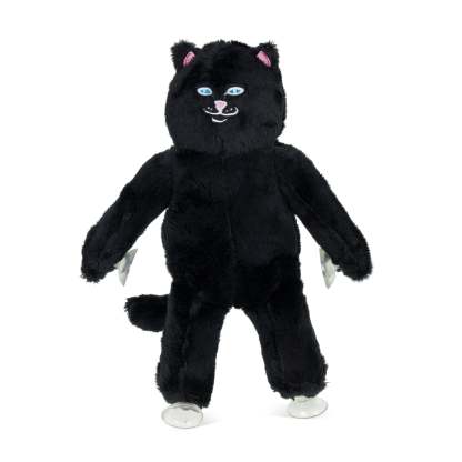 Jerm Window Plush Suction Cup Plush Doll (Black)-IYAMIUIO