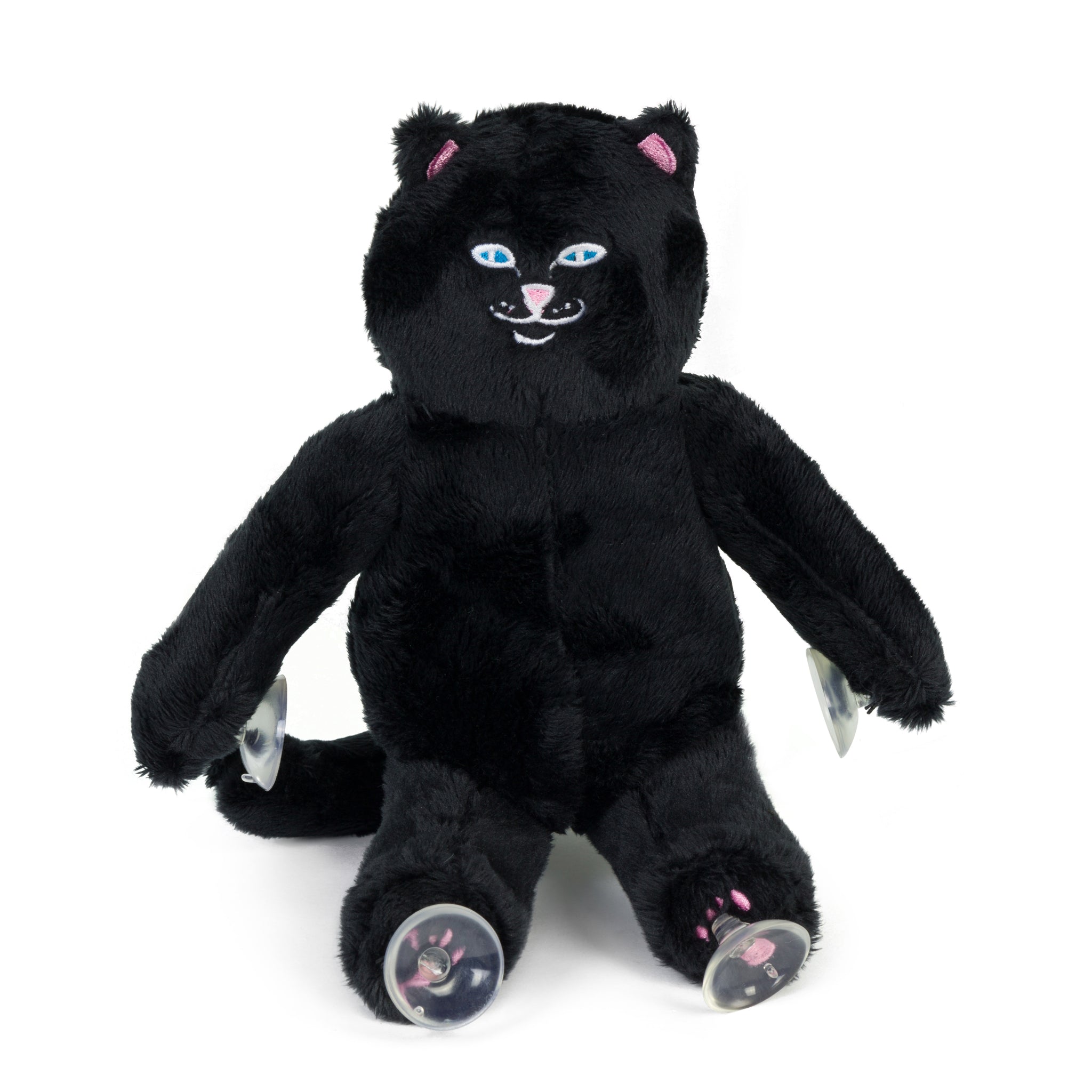 Jerm Window Plush Suction Cup Plush Doll (Black)-IYAMIUIO