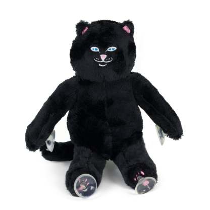 Jerm Window Plush Suction Cup Plush Doll (Black)-IYAMIUIO