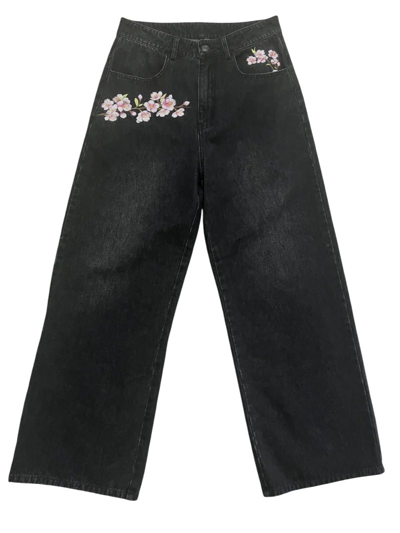 Unisex Sakura Jeans-IYAMIUIO