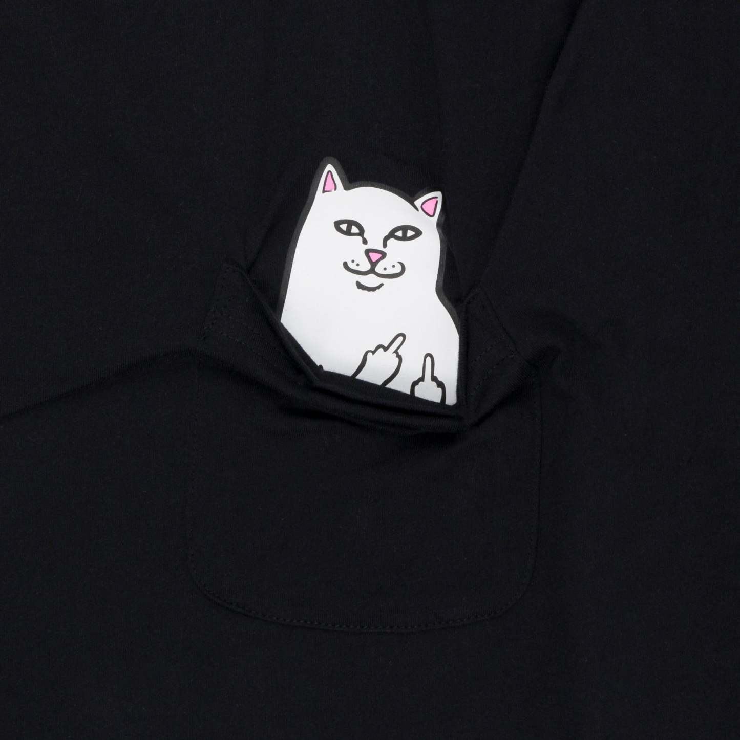 Lord Nermal S/S Pocket Tee (Black)-IYAMIUIO