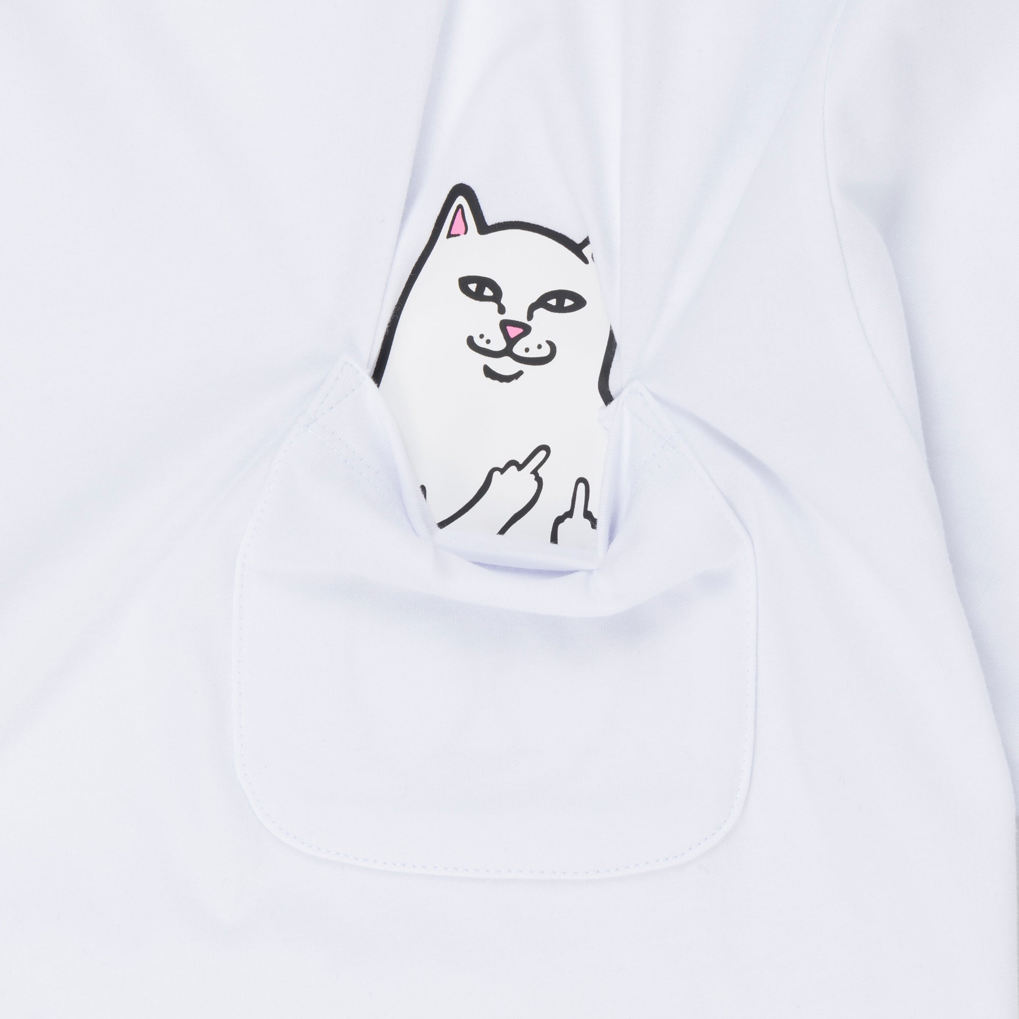 Lord Nermal S/S Pocket Tee (White)-IYAMIUIO