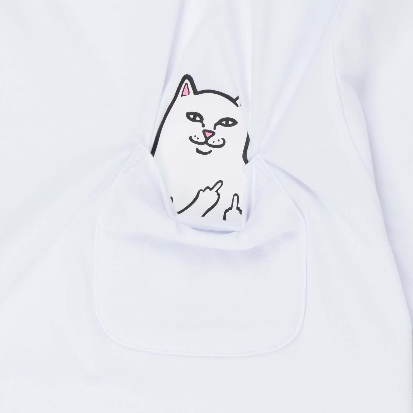 Lord Nermal S/S Pocket Tee (White)-IYAMIUIO