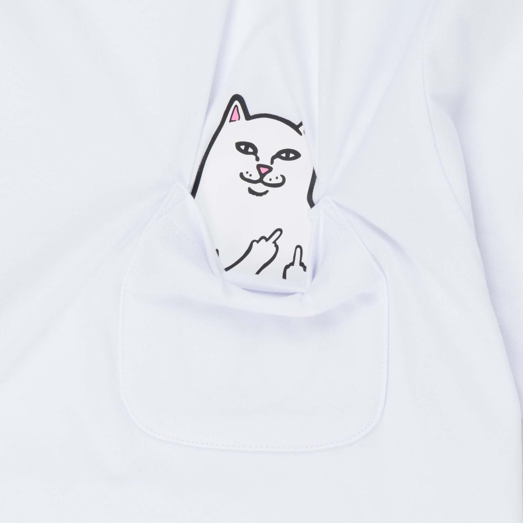 Lord Nermal S/S Pocket Tee (White)-IYAMIUIO