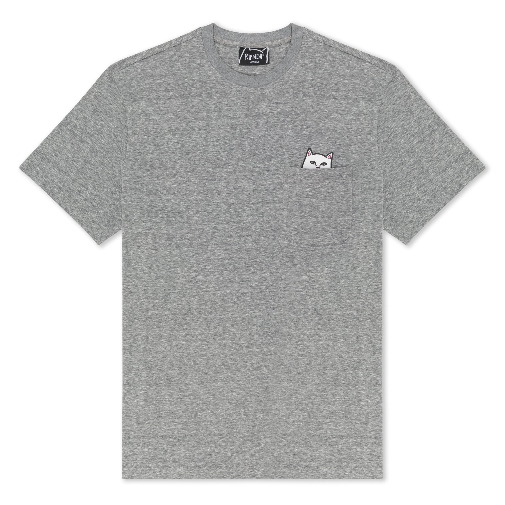 Lord Nermal S/S Pocket Tee (Heather Grey)-IYAMIUIO
