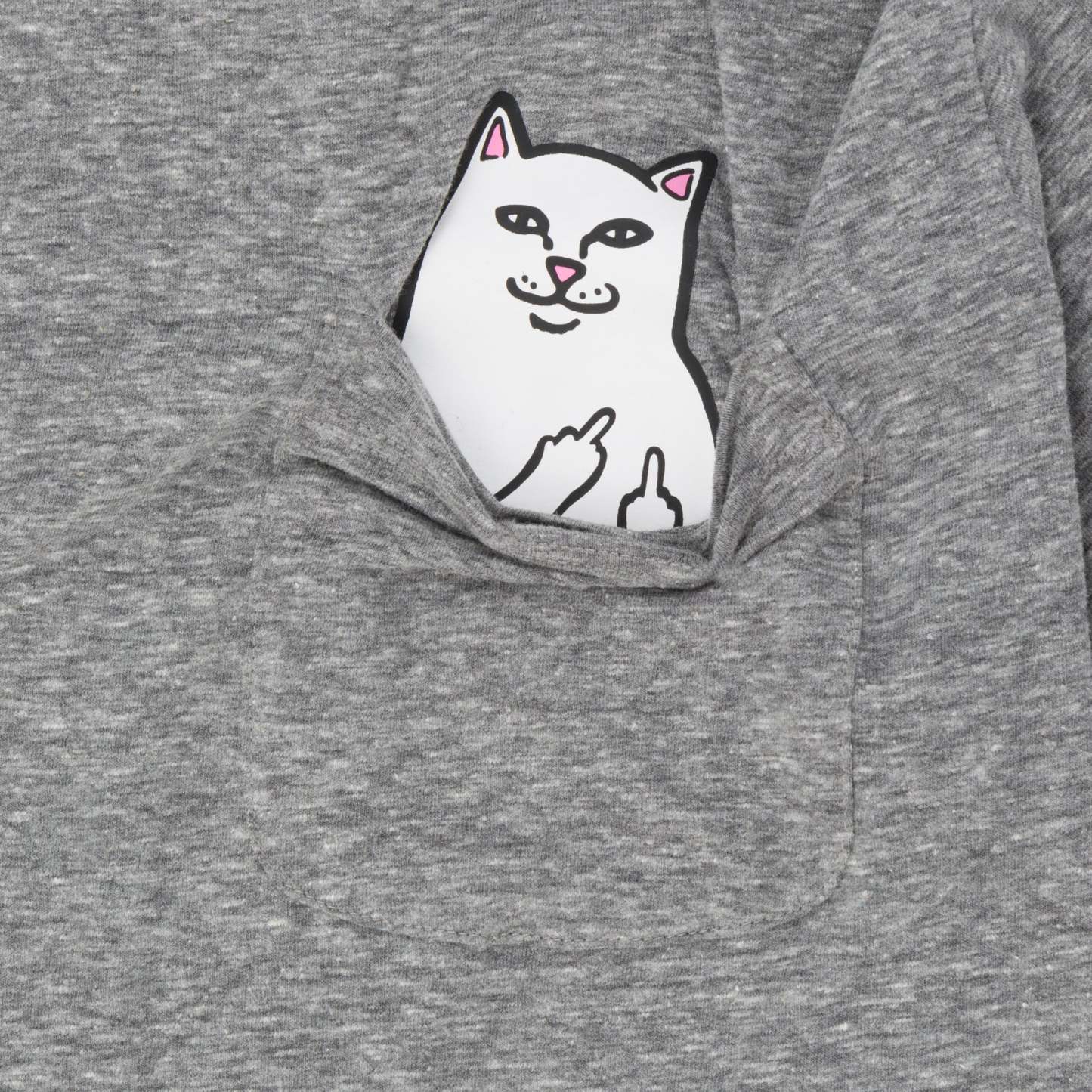 Lord Nermal S/S Pocket Tee (Heather Grey)-IYAMIUIO