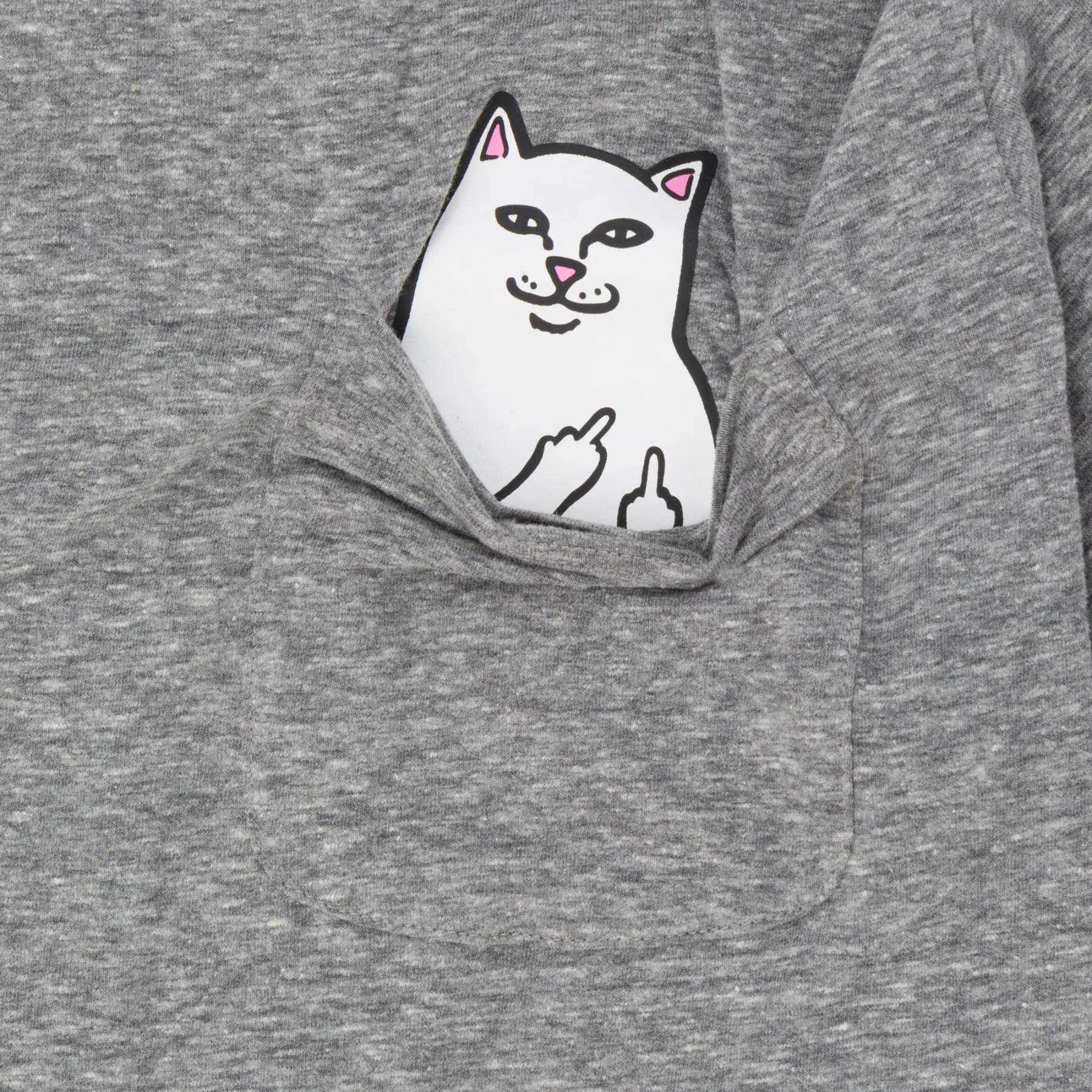 Lord Nermal S/S Pocket Tee (Heather Grey)-IYAMIUIO