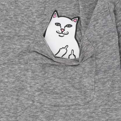 Lord Nermal S/S Pocket Tee (Heather Grey)-IYAMIUIO