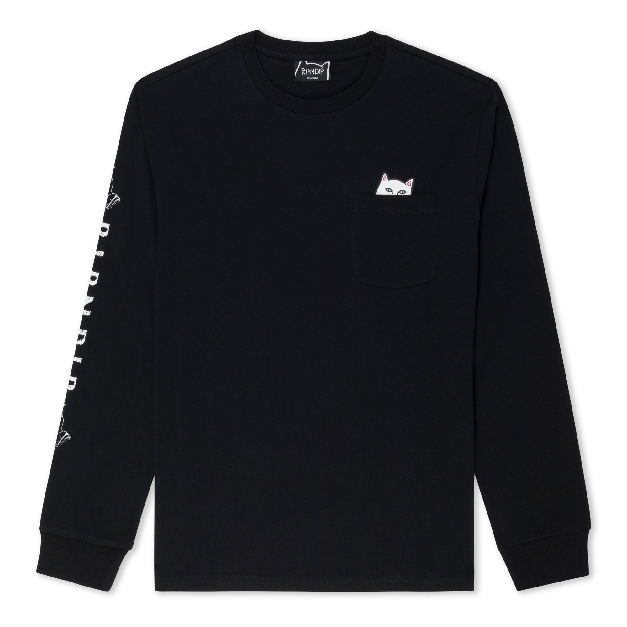 Lord Nermal L/S Pocket Tee (Black)-IYAMIUIO