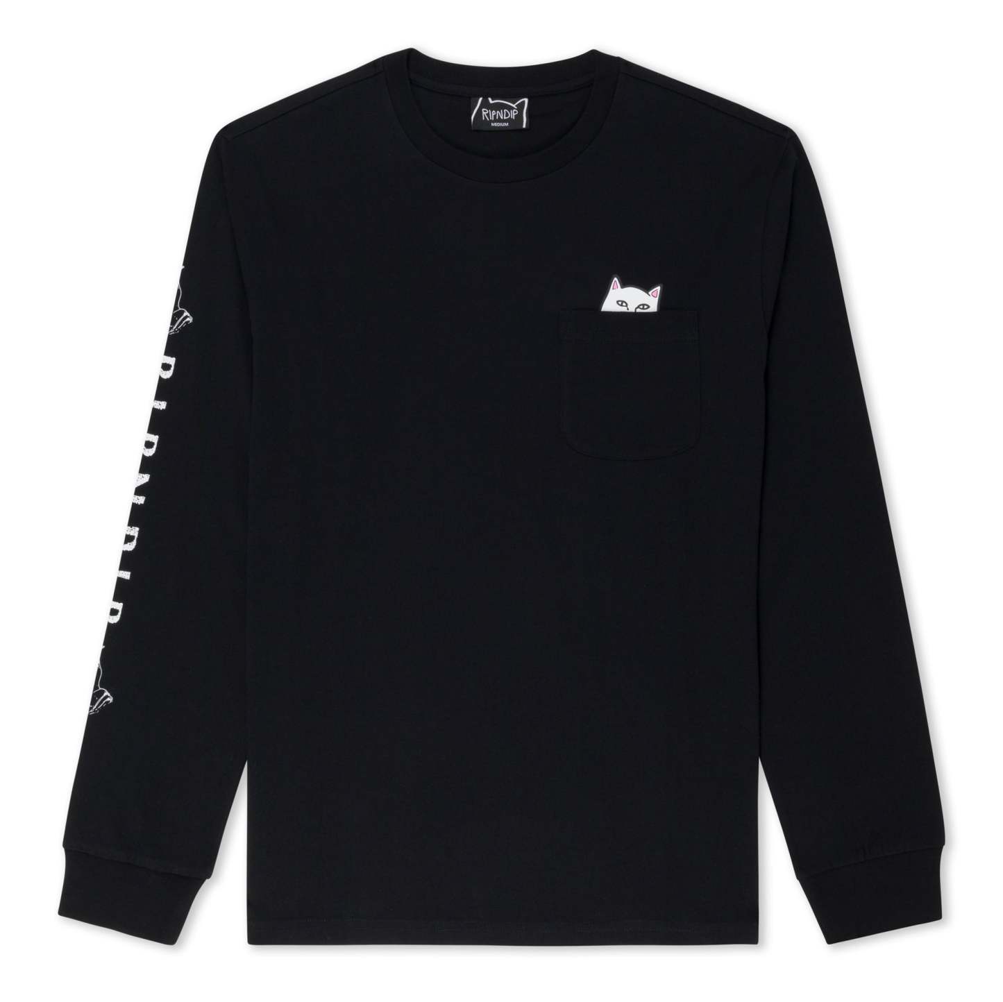 Lord Nermal L/S Pocket Tee (Black)-IYAMIUIO